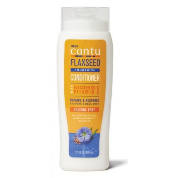 Cantu - Après-shampoing à l'huile de lin et à la vitamine E (Flaxseed Smoothing) - 400ml