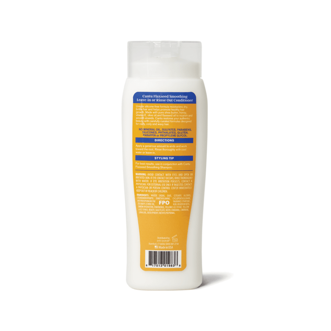 Cantu - Après-shampoing à l'huile de lin et à la vitamine E (Flaxseed Smoothing) - 400ml